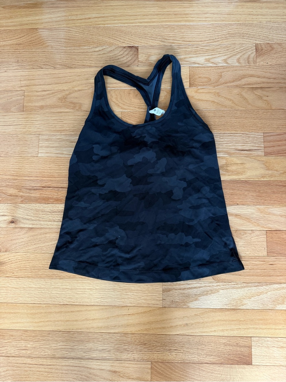 lululemon athletica Black Camo Racerback Tank